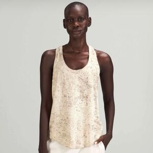 Lululemon Love Tank Top Cirrus Wash White Opal Raw Linen Rover